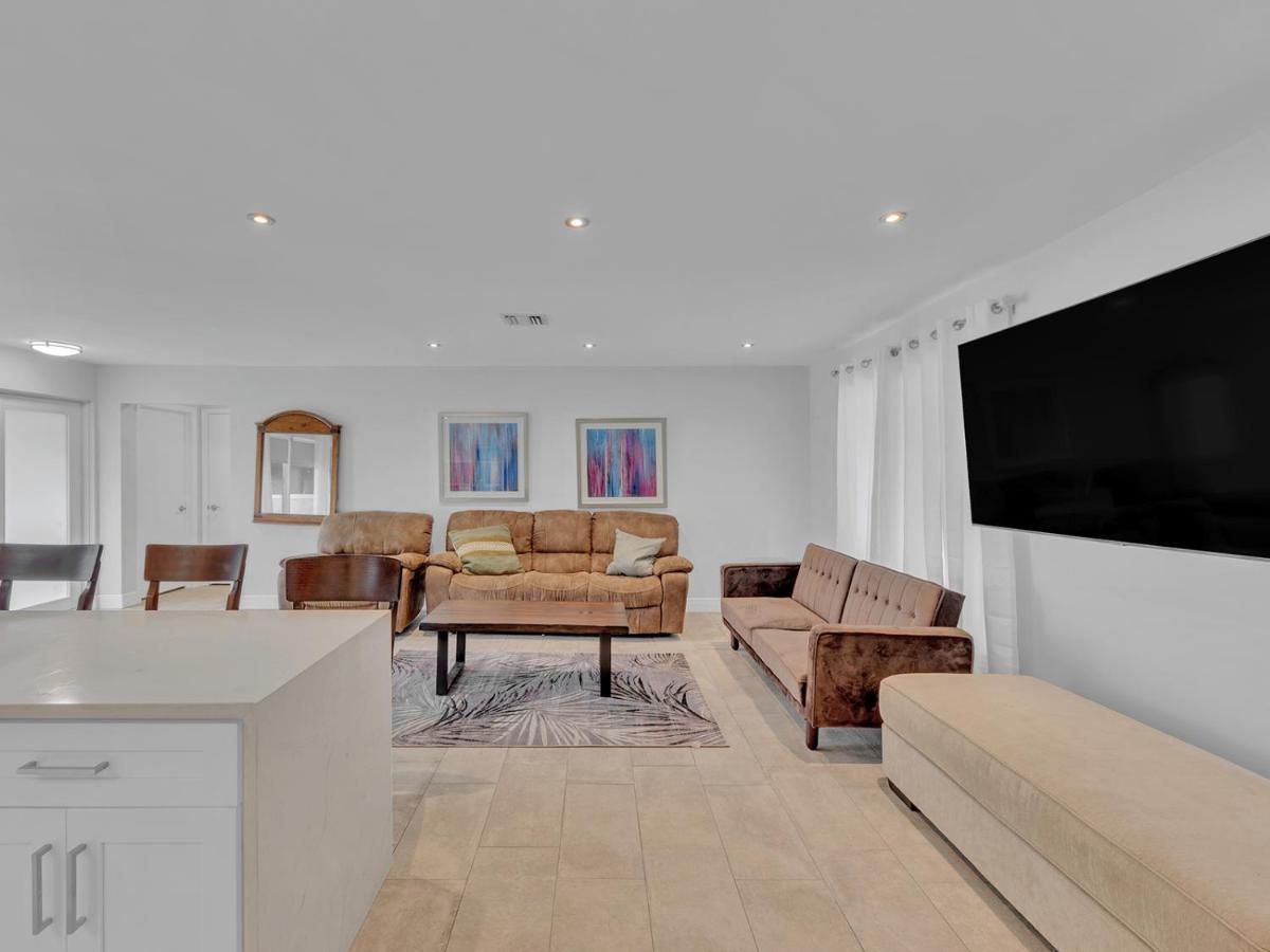 Supervilla - 3Br/2Ba - Pool - Walk To Beach Hollywood Luaran gambar